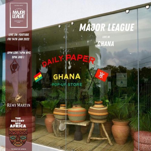 Major League - Amapiano Balcony Mix Live (At Daily Paper Pop Store Ghana)